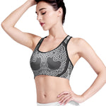 Celtic Knot Tree Of Life Print Women's Sports Bra