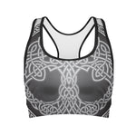 Celtic Knot Tree Of Life Print Women's Sports Bra