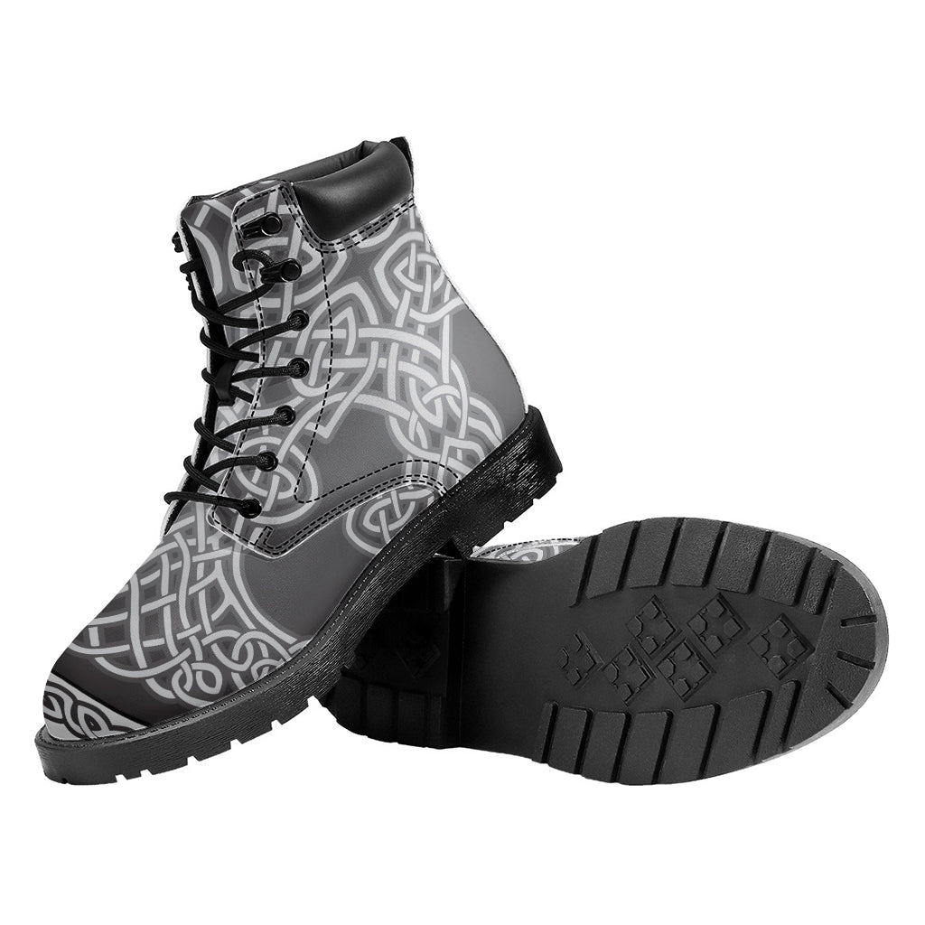 Celtic Knot Tree Of Life Print Work Boots
