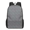 Chainmail Print 17 Inch Backpack