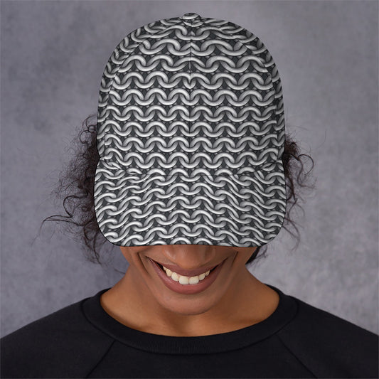Chainmail Print Baseball Cap