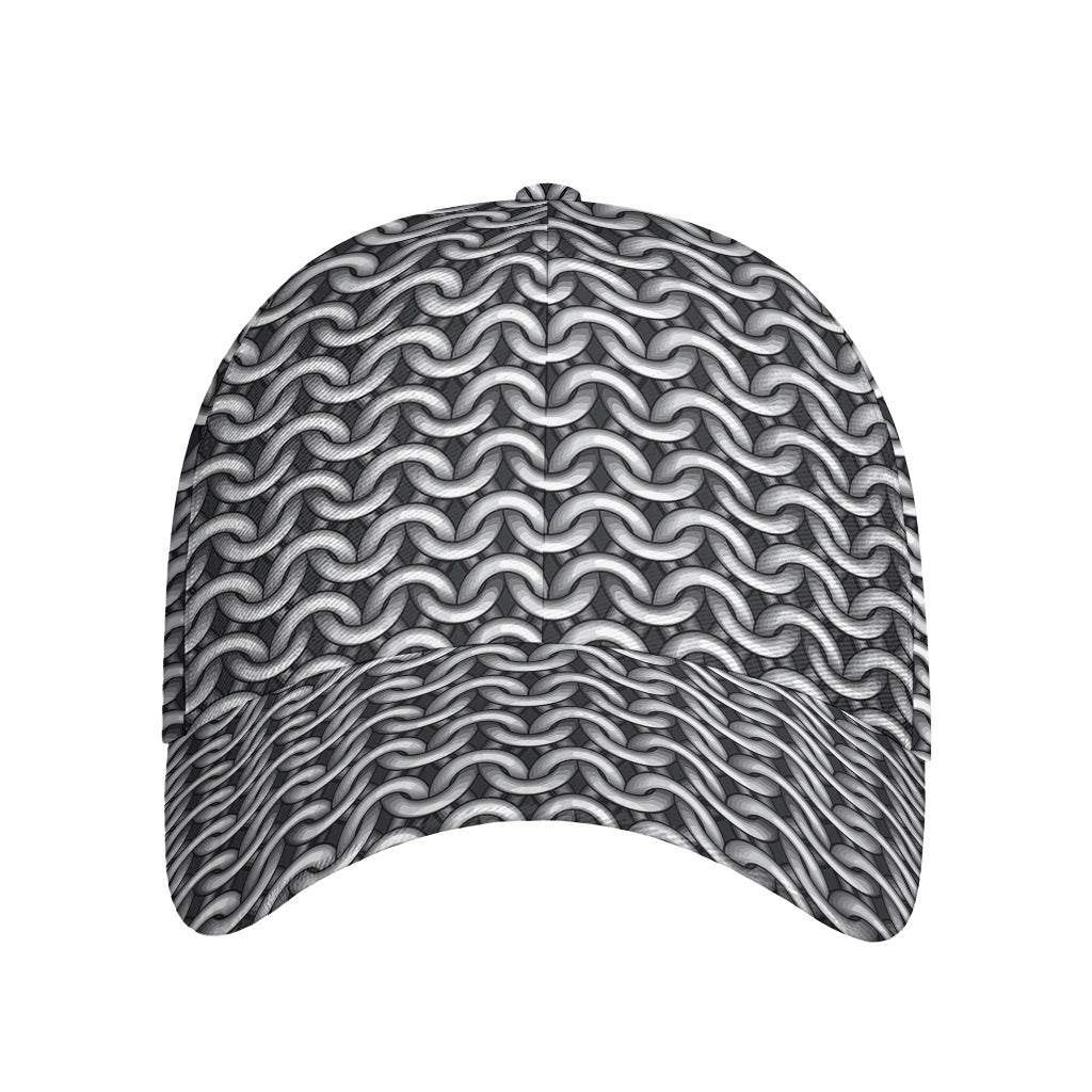 Chainmail Print Baseball Cap