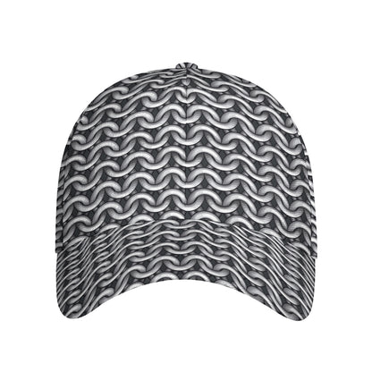 Chainmail Print Baseball Cap