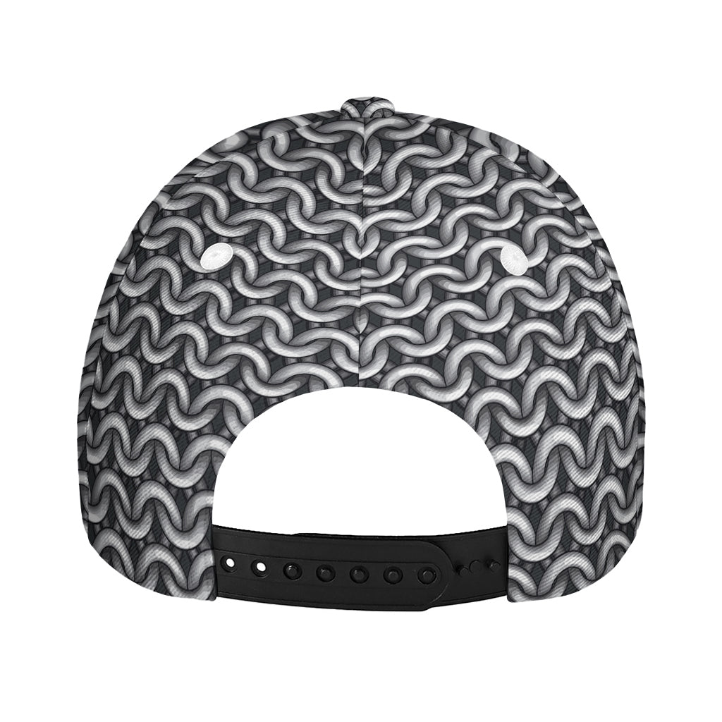 Chainmail Print Baseball Cap