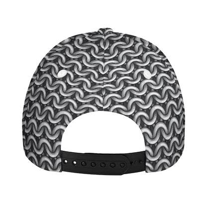 Chainmail Print Baseball Cap