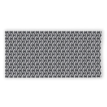 Chainmail Print Beach Towel
