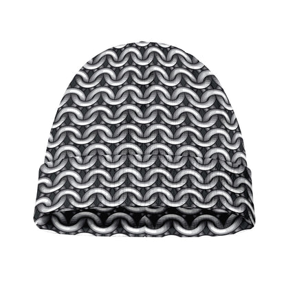 Chainmail Print Beanie