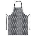 Chainmail Print Bib Apron With Pocket