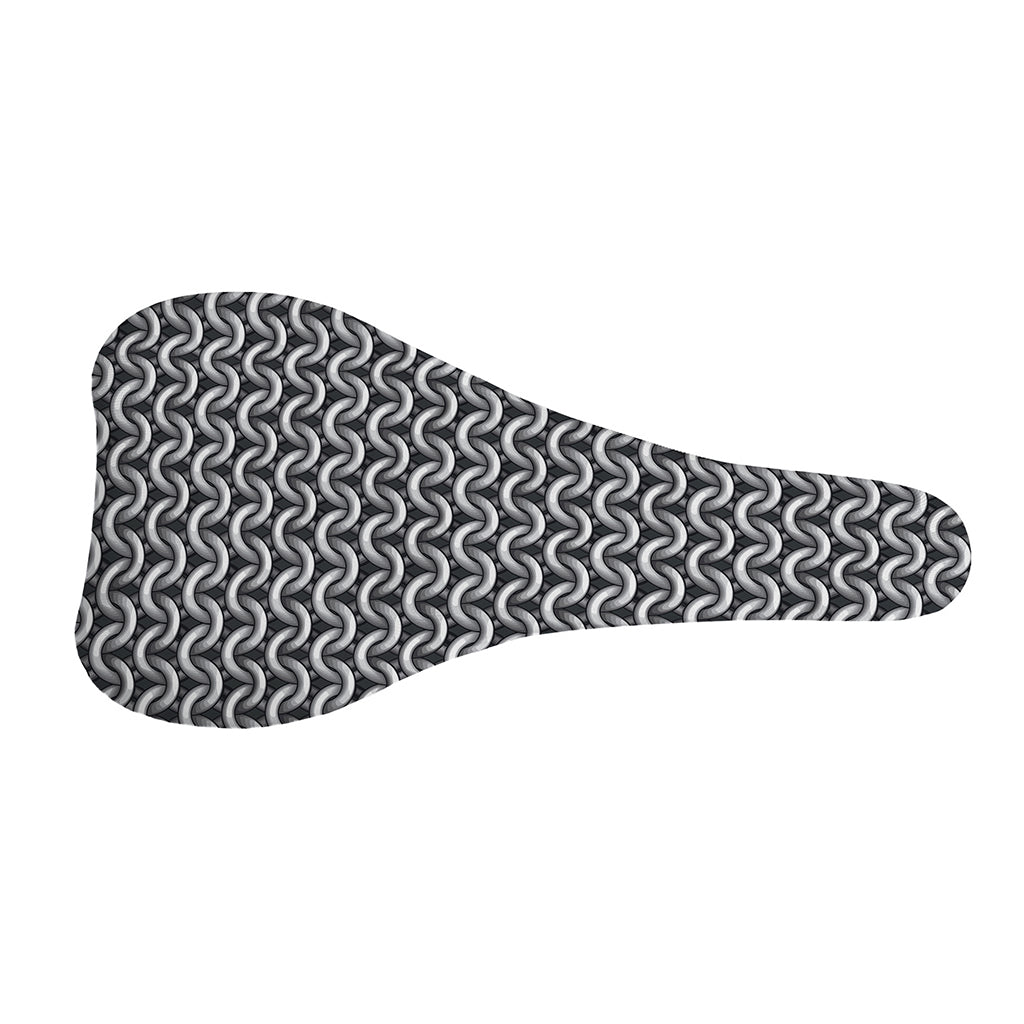 Chainmail Print Bicycle Seat Cover