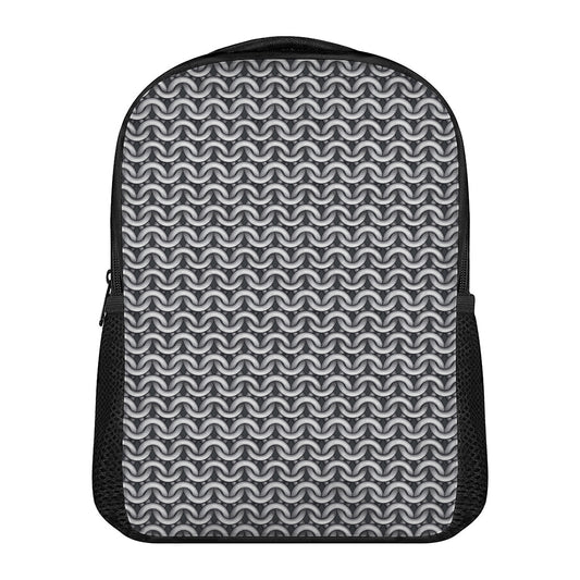 Chainmail Print Casual Backpack