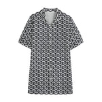 Chainmail Print Cotton Hawaiian Shirt