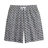 Chainmail Print Cotton Shorts