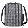 Chainmail Print Crossbody Lunch Bag