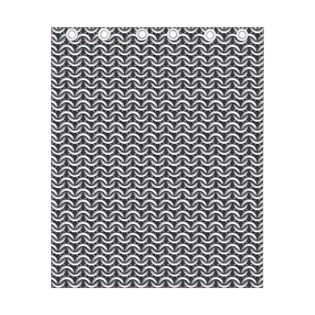 Chainmail Print Curtain