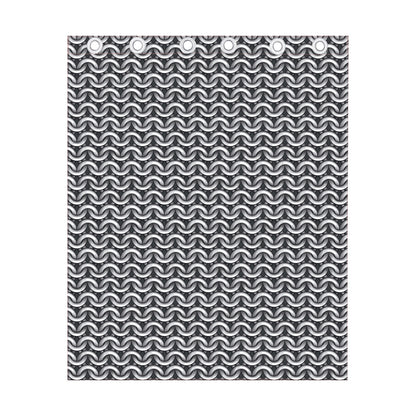 Chainmail Print Curtain