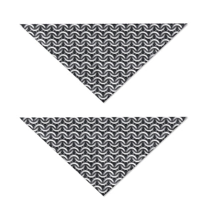 Chainmail Print Dog Bandana