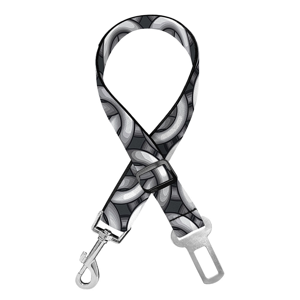 Chainmail Print Dog Seat Belt