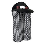 Chainmail Print Double Neoprene Wine Tote