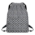 Chainmail Print Drawstring Backpack