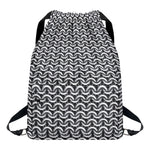 Chainmail Print Drawstring Backpack