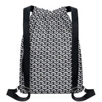 Chainmail Print Drawstring Backpack