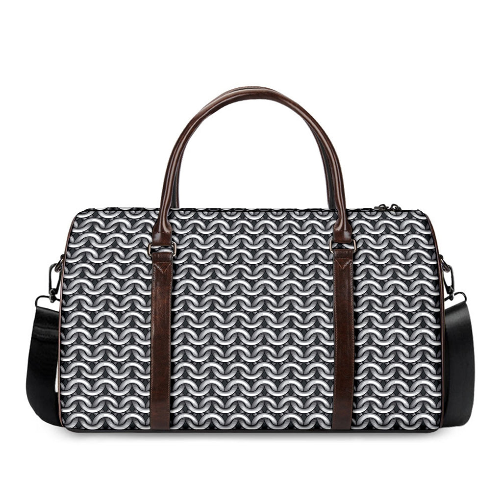 Chainmail Print Duffle Bag