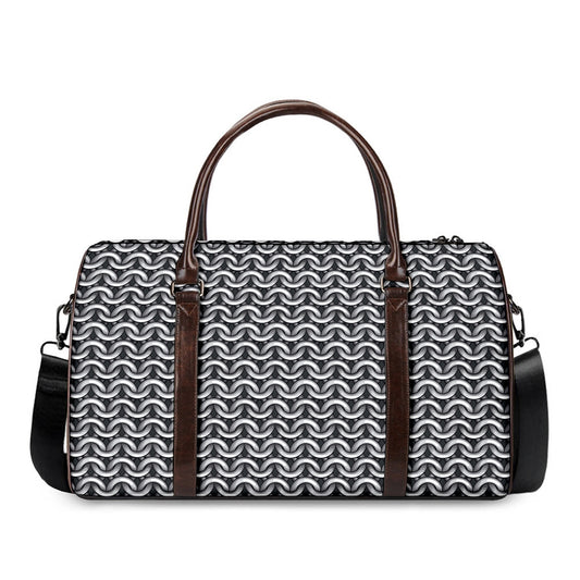 Chainmail Print Duffle Bag