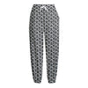 Chainmail Print Fleece Lined Knit Pants