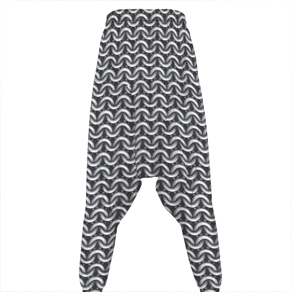 Chainmail Print Hammer Pants