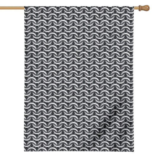 Chainmail Print House Flag