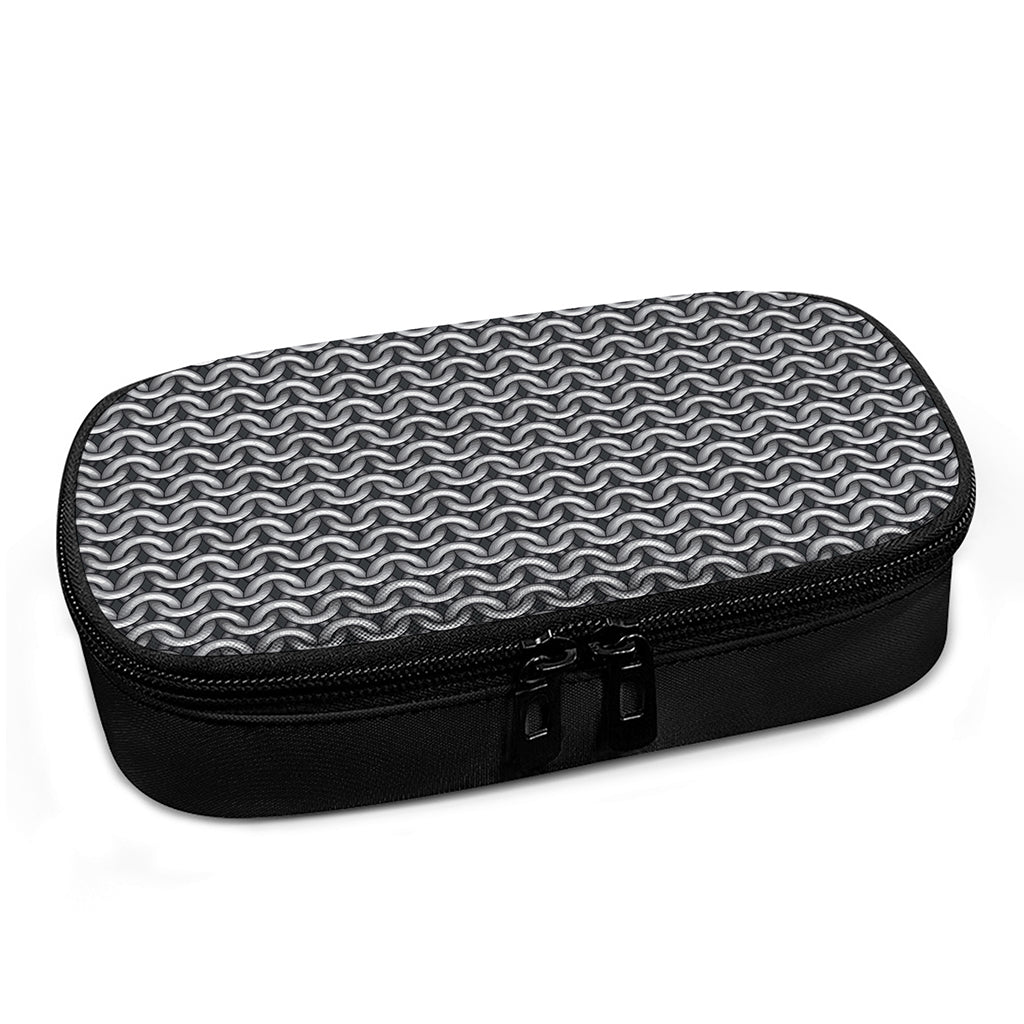 Chainmail Print Insulin Cooler Travel Case