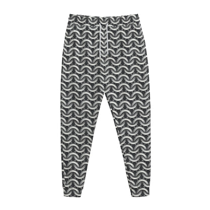 Chainmail Print Jogger Pants