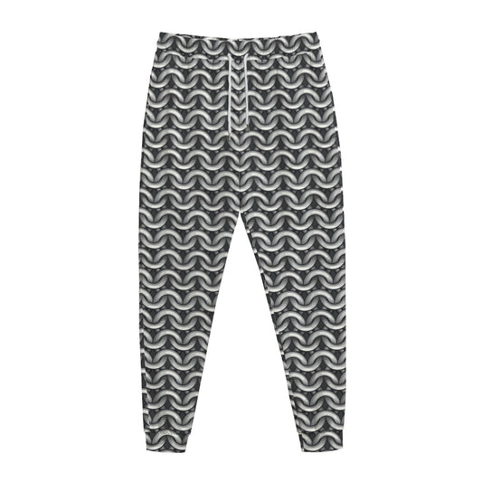 Chainmail Print Jogger Pants