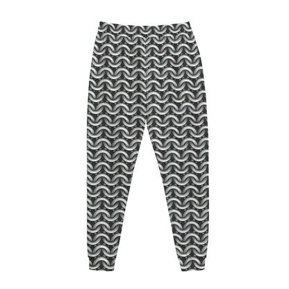 Chainmail Print Jogger Pants