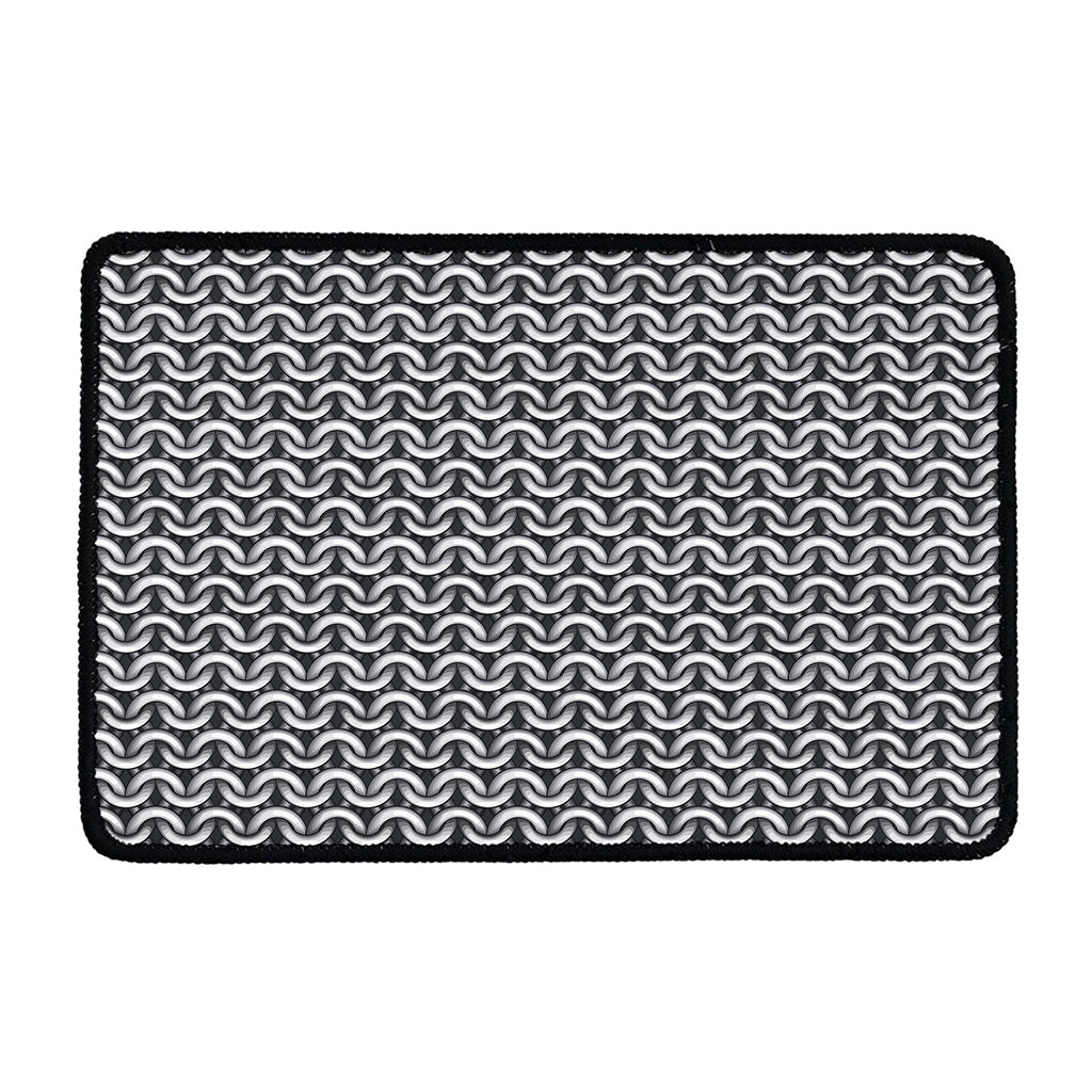 Chainmail Print Kitchen Mat