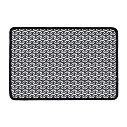 Chainmail Print Kitchen Mat