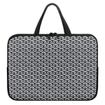 Chainmail Print Laptop Sleeve With Handle