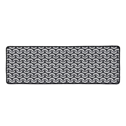 Chainmail Print Long Kitchen Mat