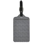 Chainmail Print Luggage Tag