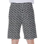 Chainmail Print Men's Beach Shorts
