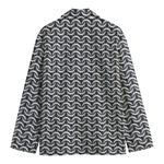 Chainmail Print Men's Blazer