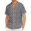 Chainmail Print Men's Deep V-Neck Shirt