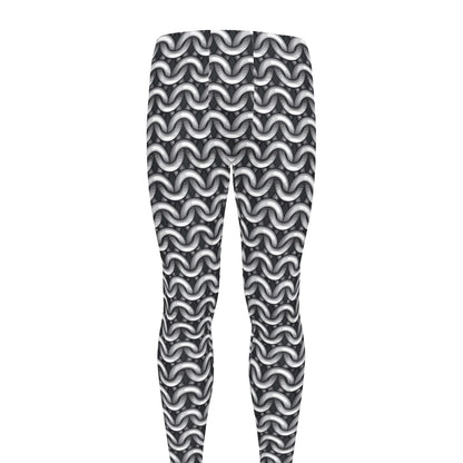 Chainmail Print Men's leggings