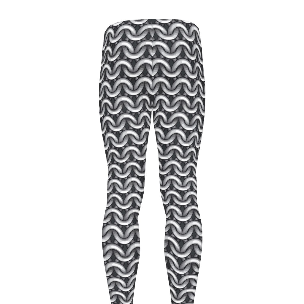 Chainmail Print Men's leggings
