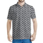 Chainmail Print Men's Polo Shirt
