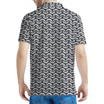 Chainmail Print Men's Polo Shirt