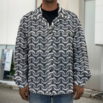 Chainmail Print Men's Shirt Jacket