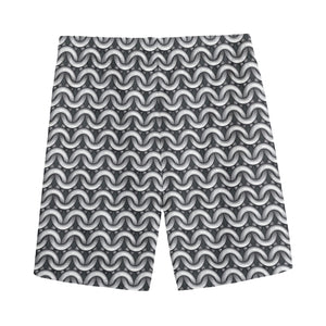 Chainmail Print Men's Sports Shorts