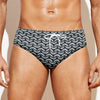 Chainmail Print Men's Swim Briefs