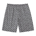 Chainmail Print Men's Swim Trunks